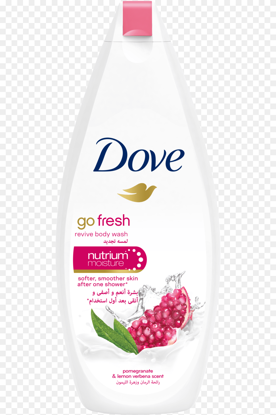 Dove Go Fresh Pomegranate Amp Lemon Verbena, Bottle, Lotion, Shampoo, Food Free Png