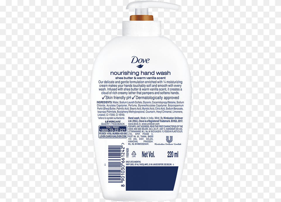 Dove Hw Shea Butter Amp Jas Petal 220 Ml, Bottle, Lotion, Cosmetics Free Png Download