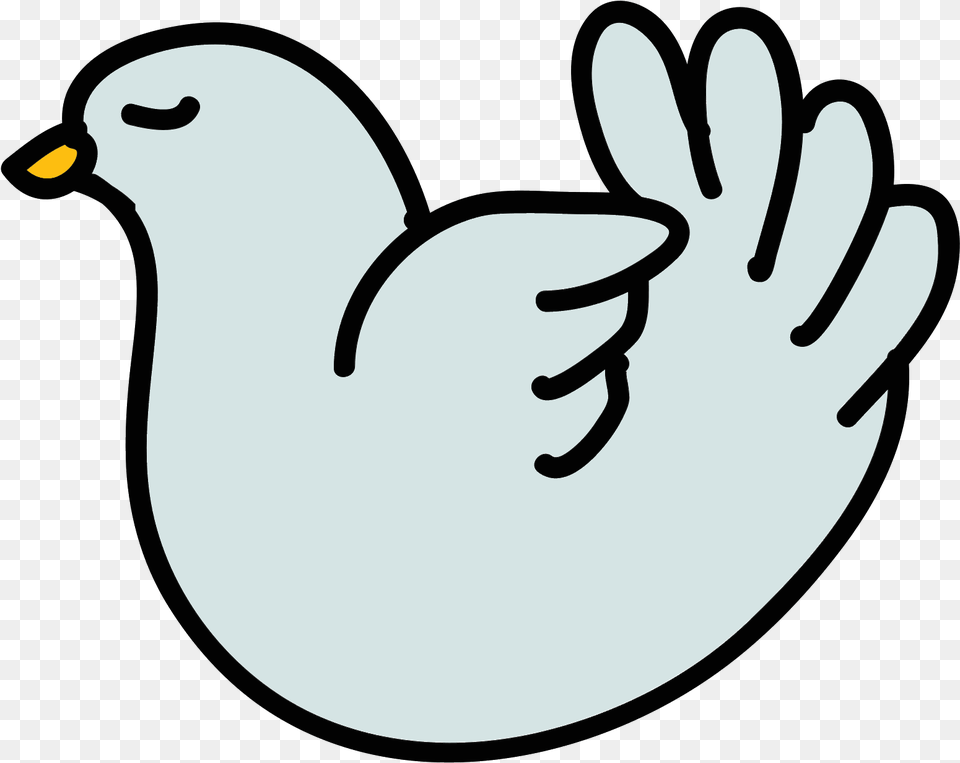 Dove Icon Cartoon, Animal, Bird Free Transparent Png