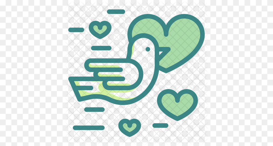 Dove Icon Heart Free Png Download