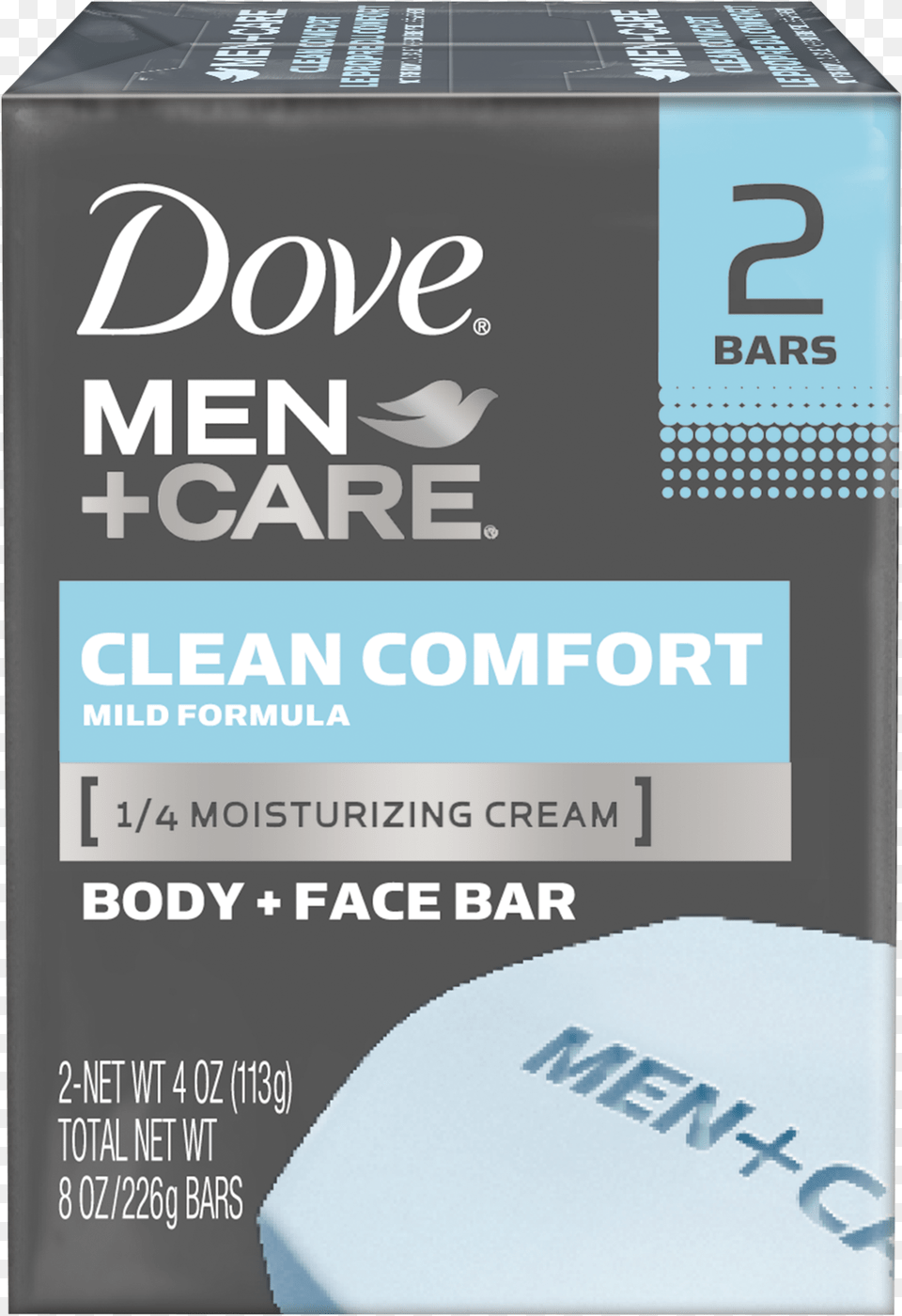 Dove Men Care Clean Comfort Body And Face Bar 4 Oz, Book, Publication, Box, Computer Hardware Free Transparent Png