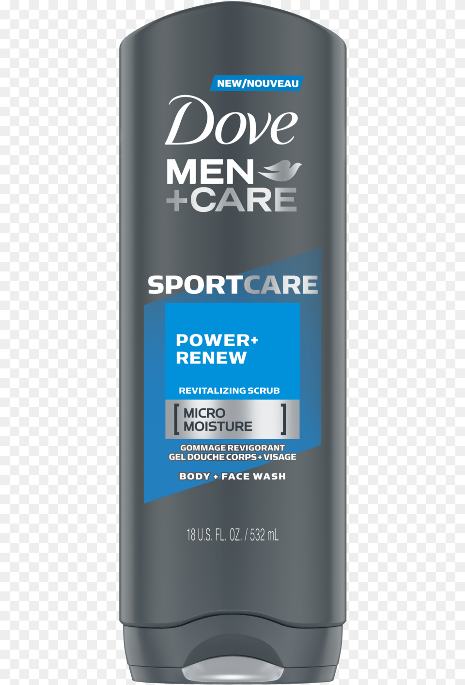 Dove Men Care Sportcare Body Wash Power Renew 18 Oz Dove Men Sport Care Body Wash, Bottle, Cosmetics, Electronics, Mobile Phone Free Transparent Png