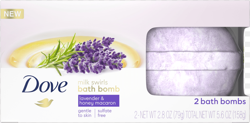 Dove Milk Swirls Bath Bomb Lavender Amp Honey Macaron Dove Bath Bombs, Flower, Plant Free Png