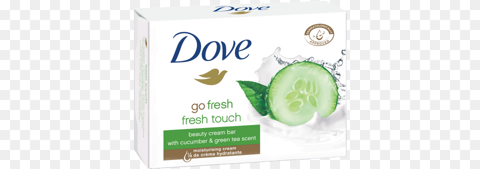 Dove Moisture Beauty Bar 135g Dove Cucumber Beauty Cream Bar Soap, Food, Plant, Produce, Vegetable Free Transparent Png