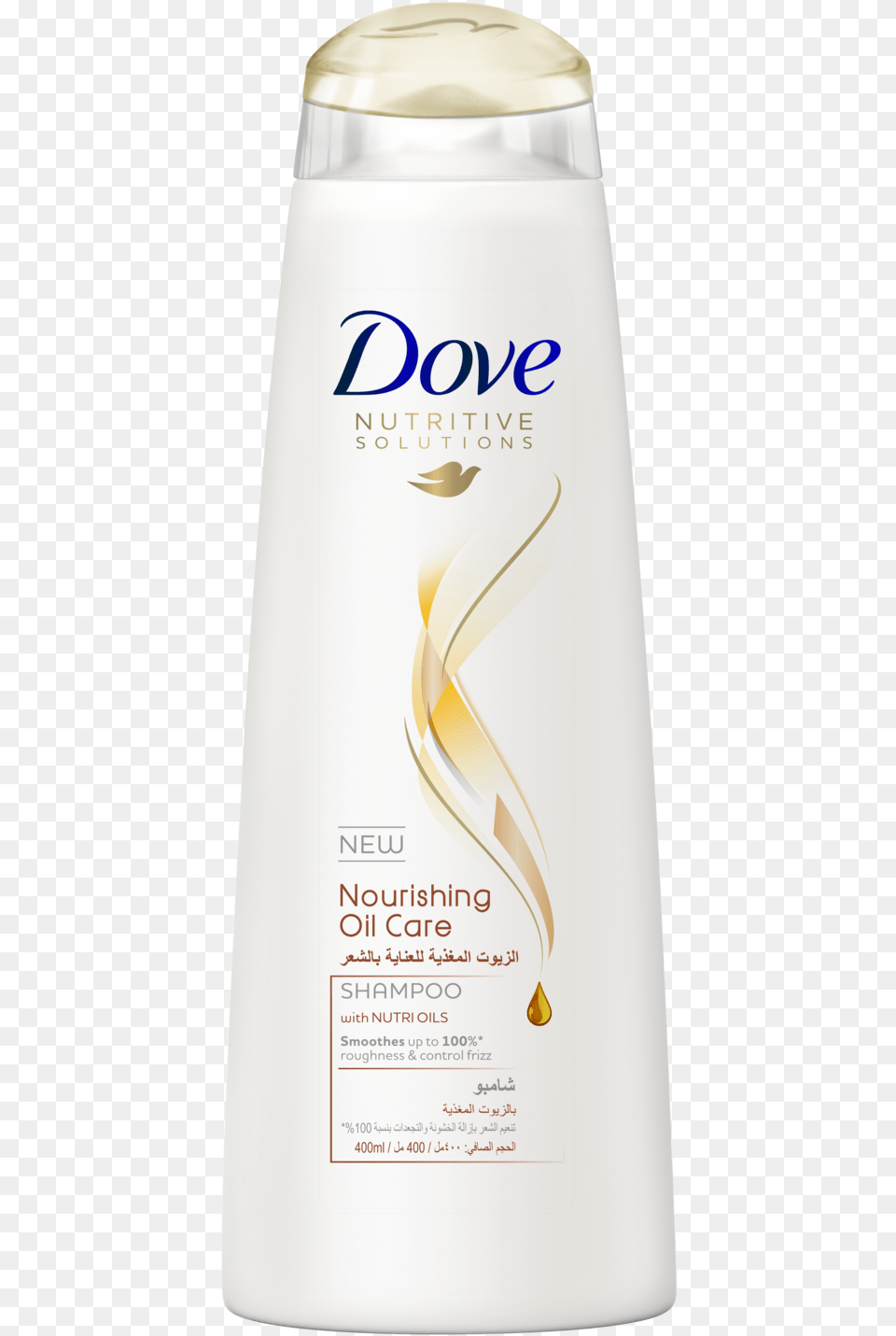 Dove Nourishing Oil Care Shampoo 400ml Hair Colour Protection Shampoo, Bottle, Shaker Free Transparent Png