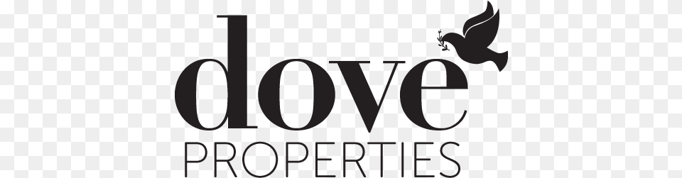 Dove Properties Helps Homeowners And People Just Like Typography Contrast Posters, Logo Png Image