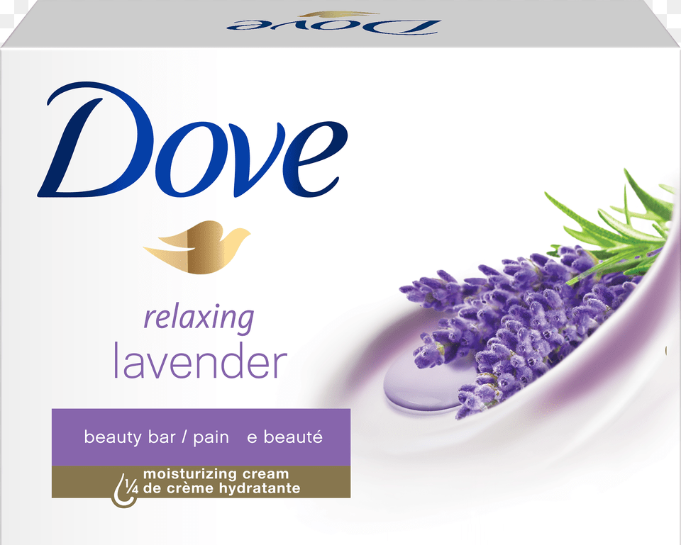 Dove Relaxing Lavender Bar Soap Png