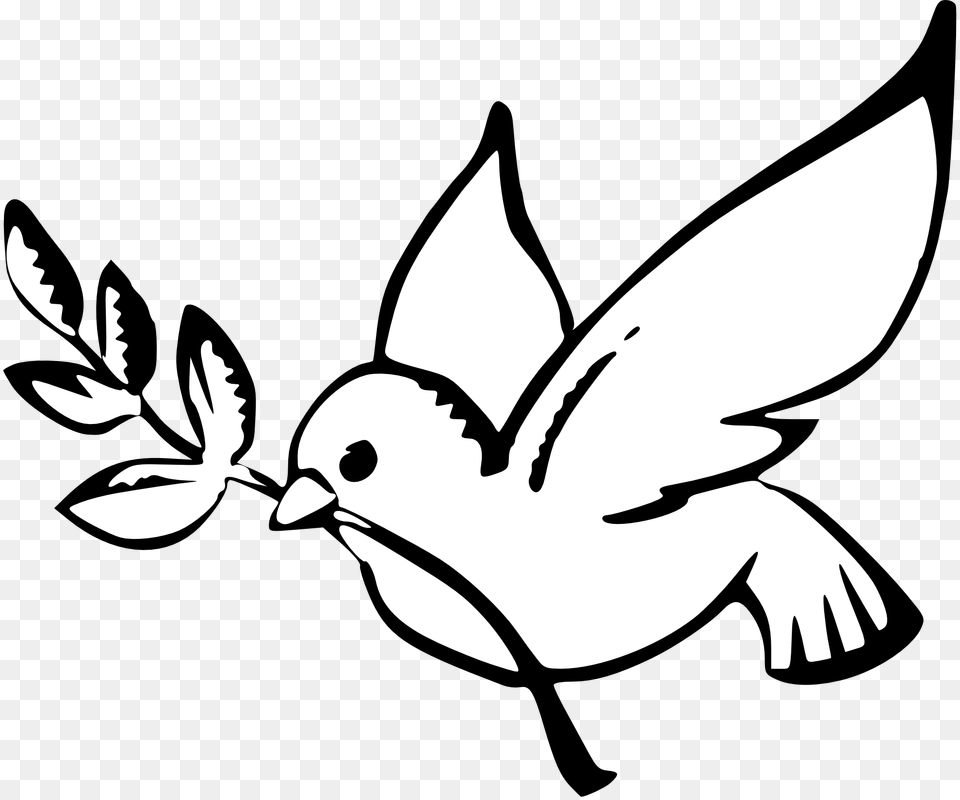 Dove Symbol Of Peace, Stencil, Animal, Fish, Sea Life Free Png