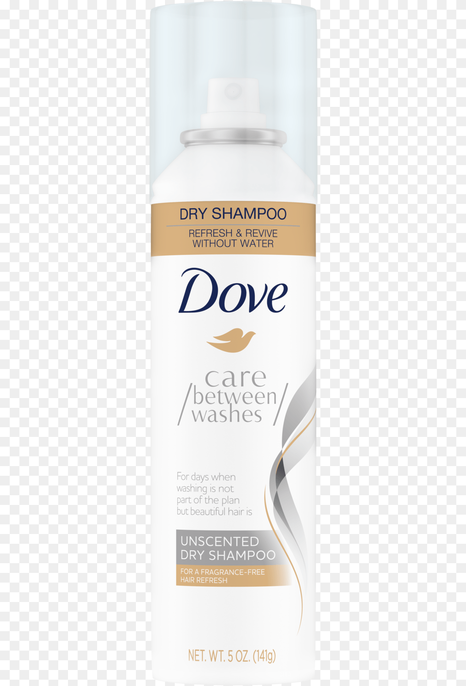 Dove Unscented Dry Shampoo 5 Oz Bottle, Cosmetics Png