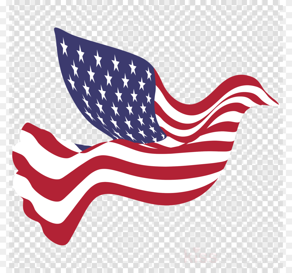 Dove With American Flag Clipart United States Of America American Peace Dove Mugs, American Flag Free Transparent Png