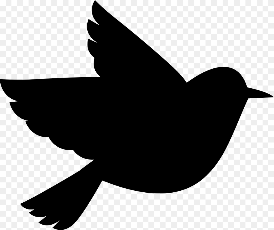 Dove With Olive Branch, Gray Free Transparent Png