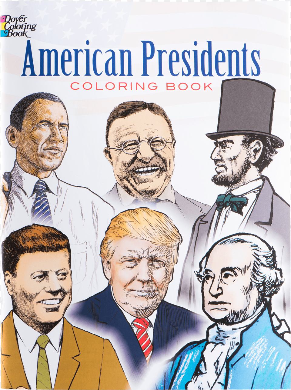Dover Coloring Books Presidents, Comics, Publication, Book, Adult Png