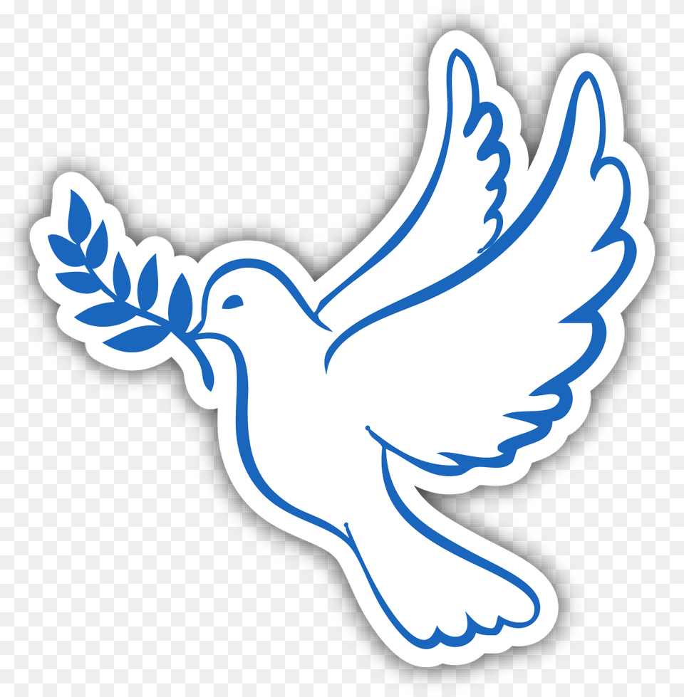 Doves As Symbols Baptism Holy Spirit First Communion Stickers Del Espiritu Santo, Animal, Bird, Dove, Pigeon Png Image