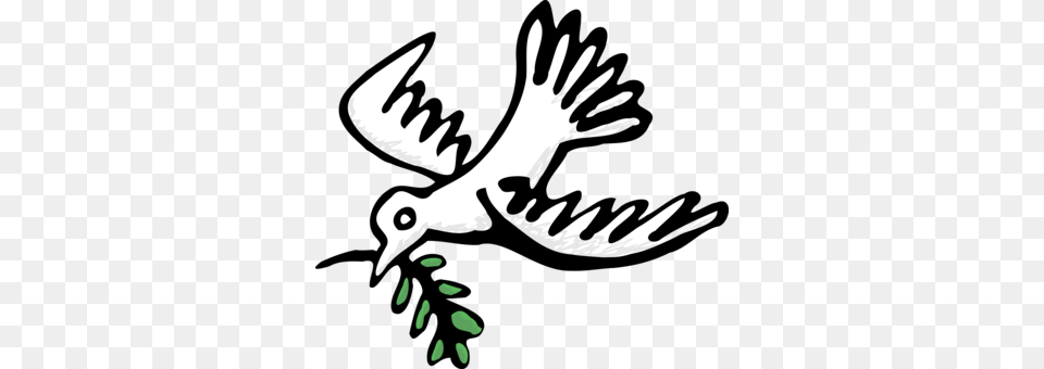 Doves As Symbols Columbidae Peace Symbols Flower, Animal, Fish, Sea Life, Shark Free Png