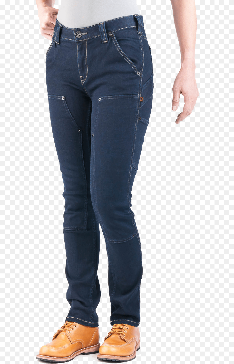 Dovetail Workwear Slim Power Stretch Pant, Clothing, Jeans, Pants, Footwear Free Transparent Png