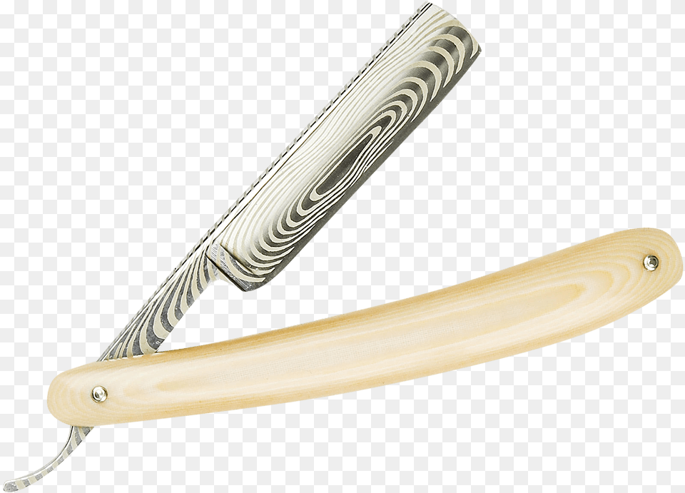 Dovo 58 Inch Full Hollow Ground Micarta Ivory Straight, Blade, Weapon, Razor Free Transparent Png