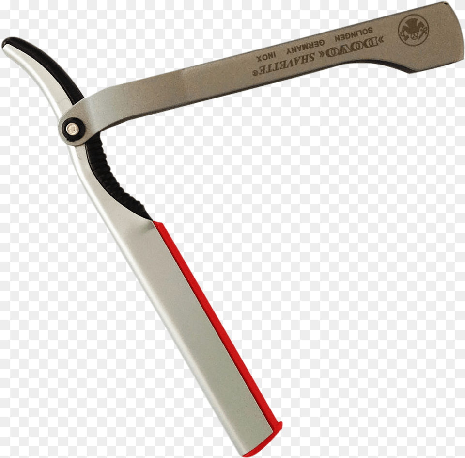 Dovo Silver Shavette Straight Razor Metalworking Hand Tool, Blade, Weapon Png