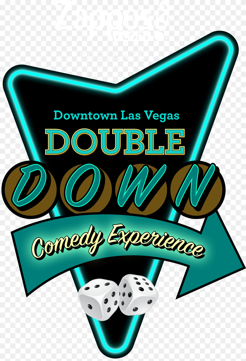 Dowble Down Comedy Logo Graphic Design, Advertisement, Poster Png