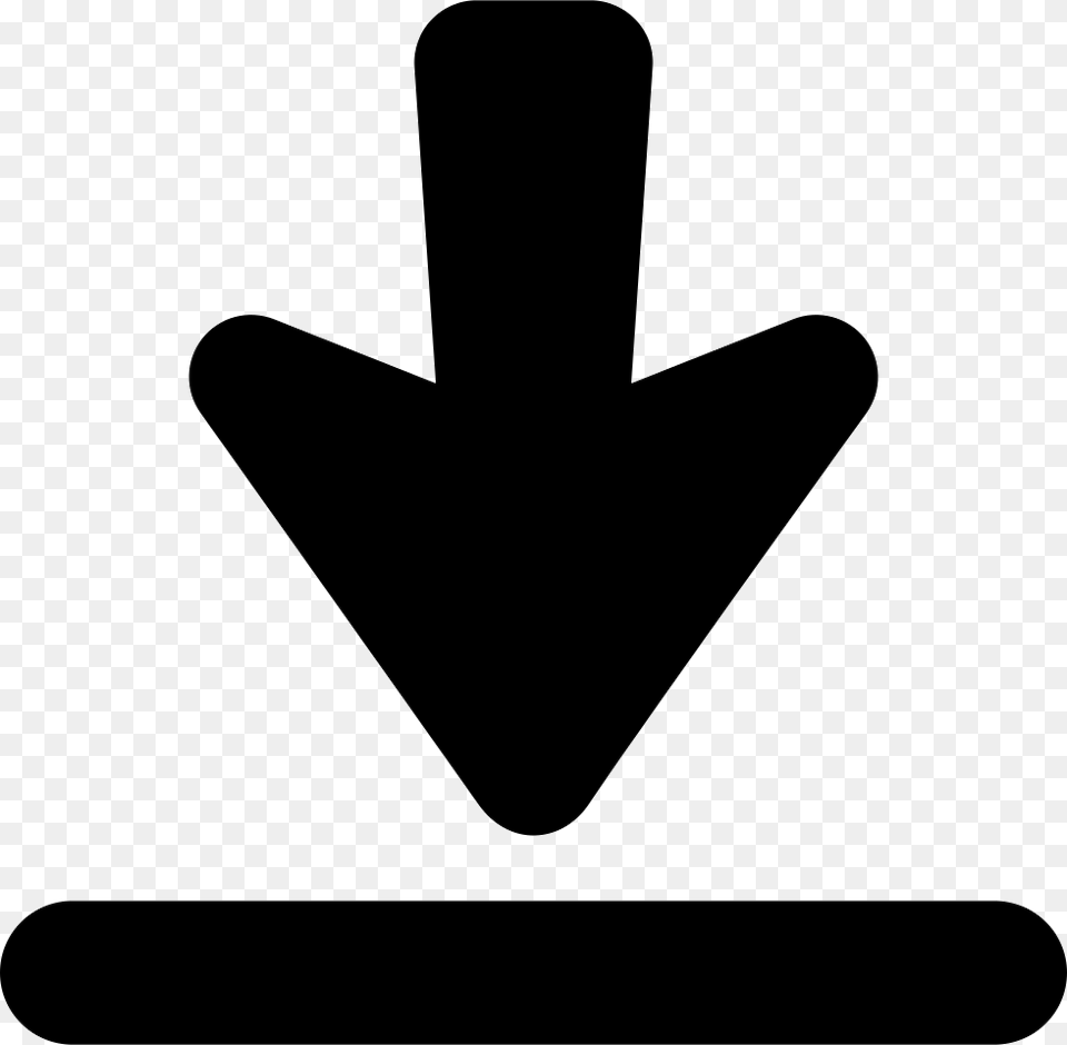 Down Arrow Button Button White, Sign, Symbol, Cross Free Transparent Png