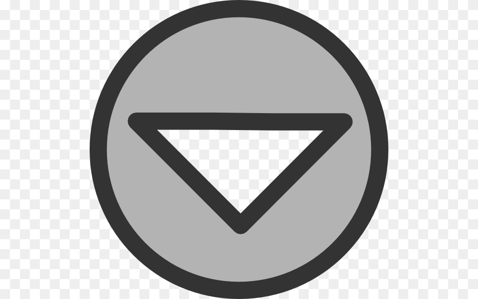 Down Arrow Clip Art, Triangle, Symbol Free Transparent Png