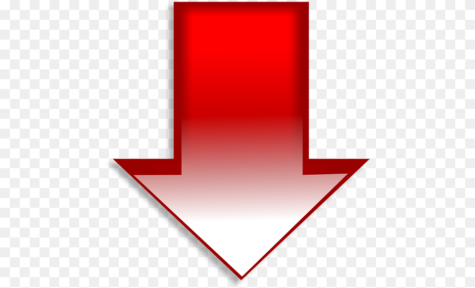 Down Arrow Red On Pixabay Vertical, Logo, Symbol Free Png Download