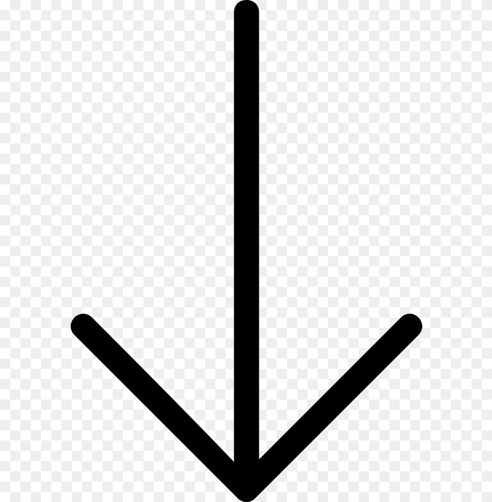 Down Arrow Seta Para Baixo Simbolo, Furniture, Smoke Pipe, Cross, Symbol Png