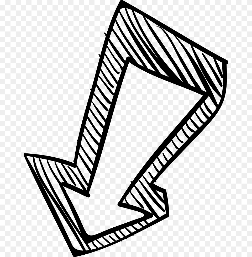 Down Arrow Sketch Comments Cute Arrow Pointing Down, Clothing, Hat, Text, Cowboy Hat Free Png