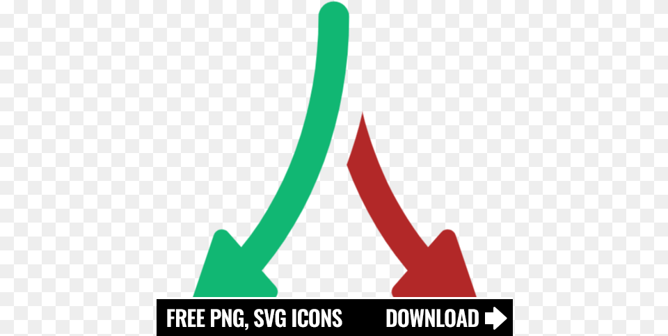 Down Curved Arrows Svg Icon In 2021 Arrow Language Free Png