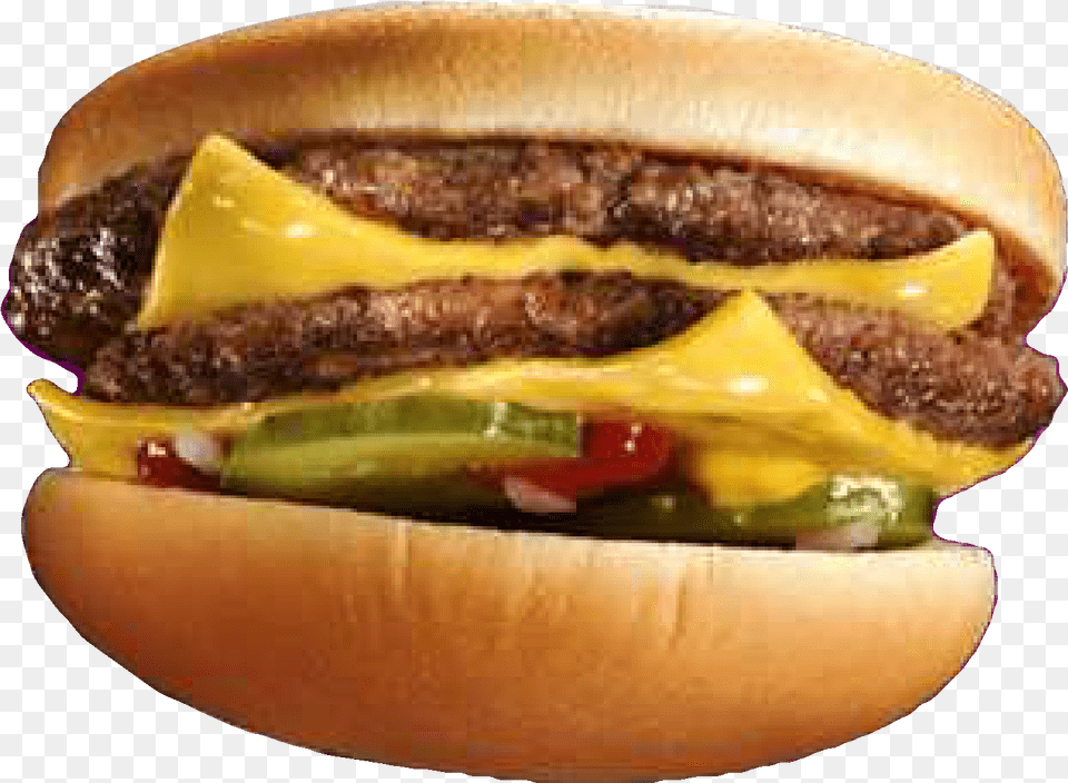 Down Double Cheeseburger Cheese Burger Upside Down, Food Free Png