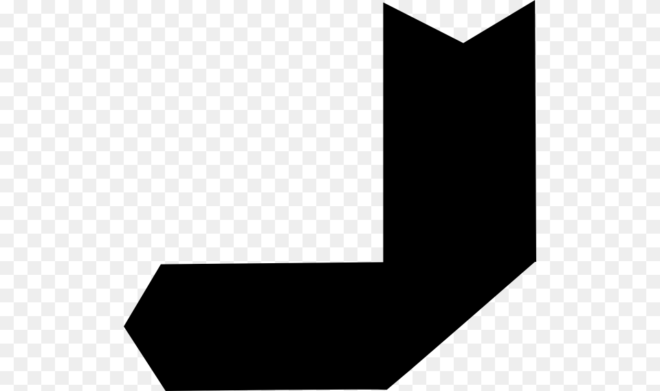 Down Left Black Arrow Svg Clip Arts 600 X 569 Px, Gray Free Png