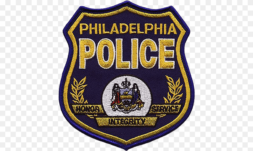 Down Philly39s Mean Streets Philadelphia Police Patch, Badge, Logo, Symbol, Person Png