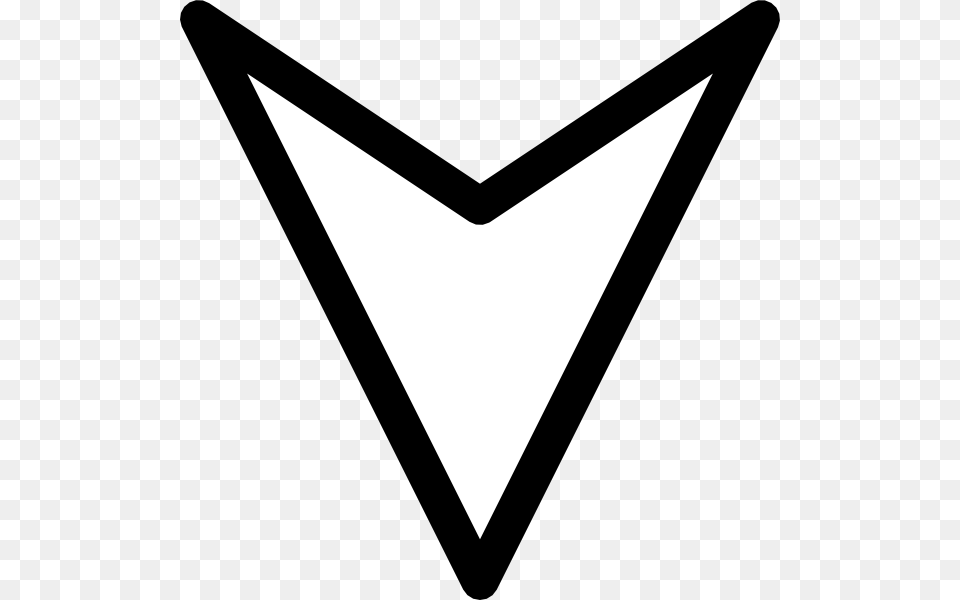Down Plain Arrow Clip Art Free Vector, Triangle, Bow, Weapon, Envelope Png