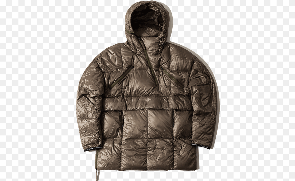 Down Puffy Anorak Down Feather, Clothing, Coat, Jacket, Hoodie Free Transparent Png