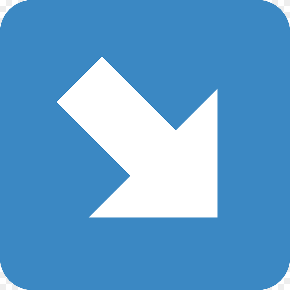 Down Right Arrow Emoji Clipart, Symbol Free Png Download