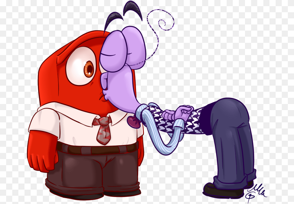 Down To Kiss Inside Out Anger X Fear, Baby, Person Free Transparent Png