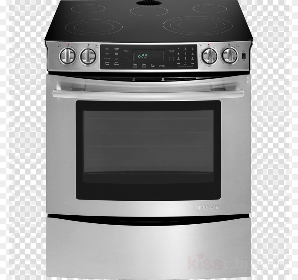 Downdraft Slide In Range Clipart Cooking Ranges Electric, Device, Appliance, Electrical Device, Microwave Png