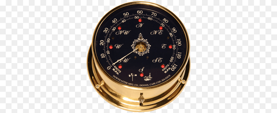 Downeaster Wind Speed And Direction Gauge With Tru Downeaster Blue Dial Wind Speed And Direction Combo, Compass Free Png Download