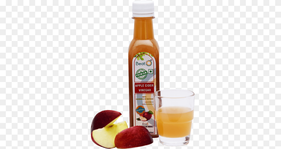 Download 1 X Apple Cider Vinegar Fresh, Beverage, Juice, Food, Fruit Png