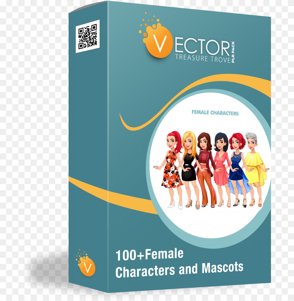 Download 100 Female Characters And Mascots Here Flyer, Advertisement, Person, Adult, Girl Free Transparent Png