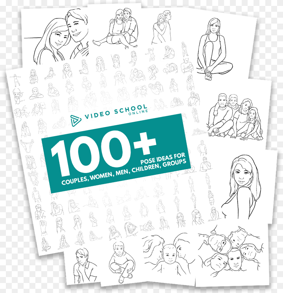 Download 100 Posing Ideas In Pdf Form Poses For Photography Pdf, Advertisement, Poster, Baby, Person Free Png