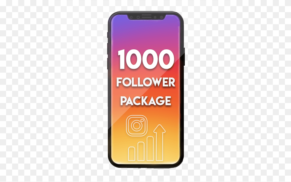 Download 1000 Real Instagram Followers Iphone Full Size Iphone, Electronics, Mobile Phone, Phone Png Image