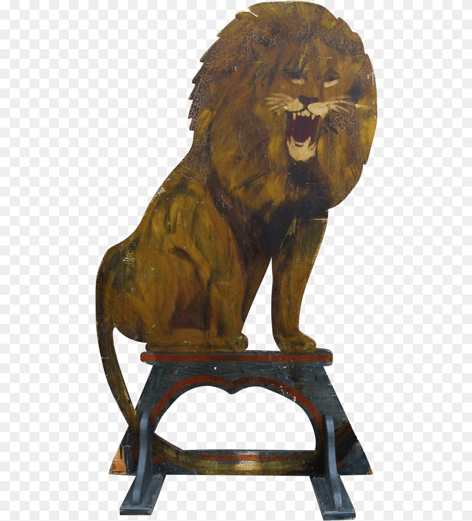 Download 15 Vintage Circus Lion, Person, Animal, Dinosaur, Reptile Free Transparent Png