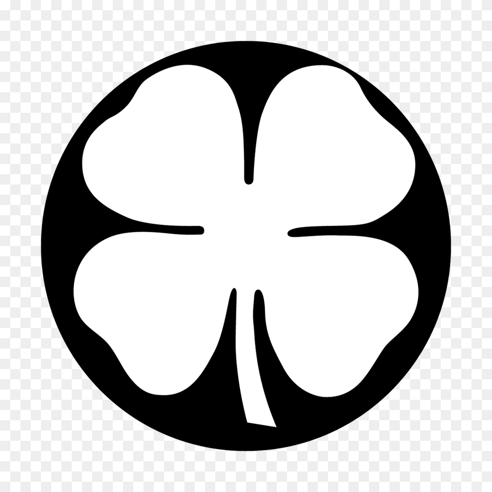 15 White Four Leaf Clover For 4 Leaf Clover, Stencil, Flower, Plant, Animal Free Png Download