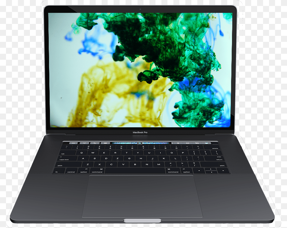 Download 15u2033 Macbook Pro Ink Full Size Image Pngkit Macbook Pro 15 2019 Space Grey, Computer, Electronics, Laptop, Pc Free Png