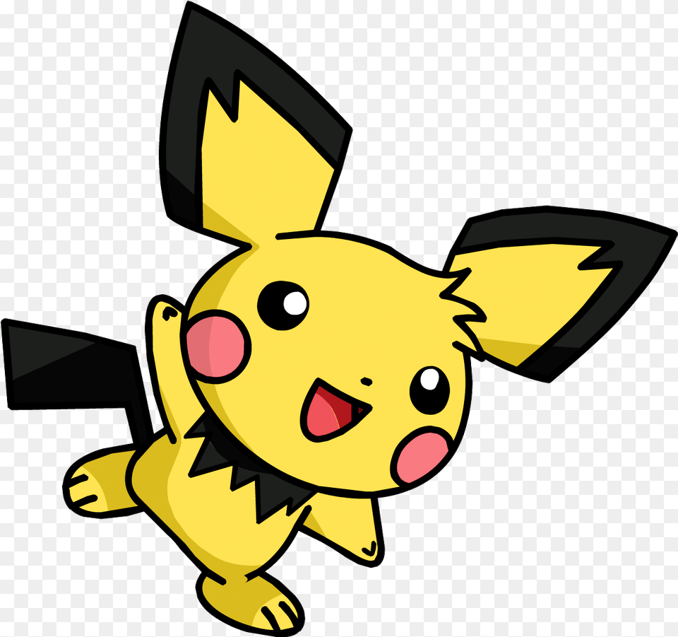 Download 172 Pichu Os9 Shiny Cartoon, Baby, Person, Face, Head Free Png