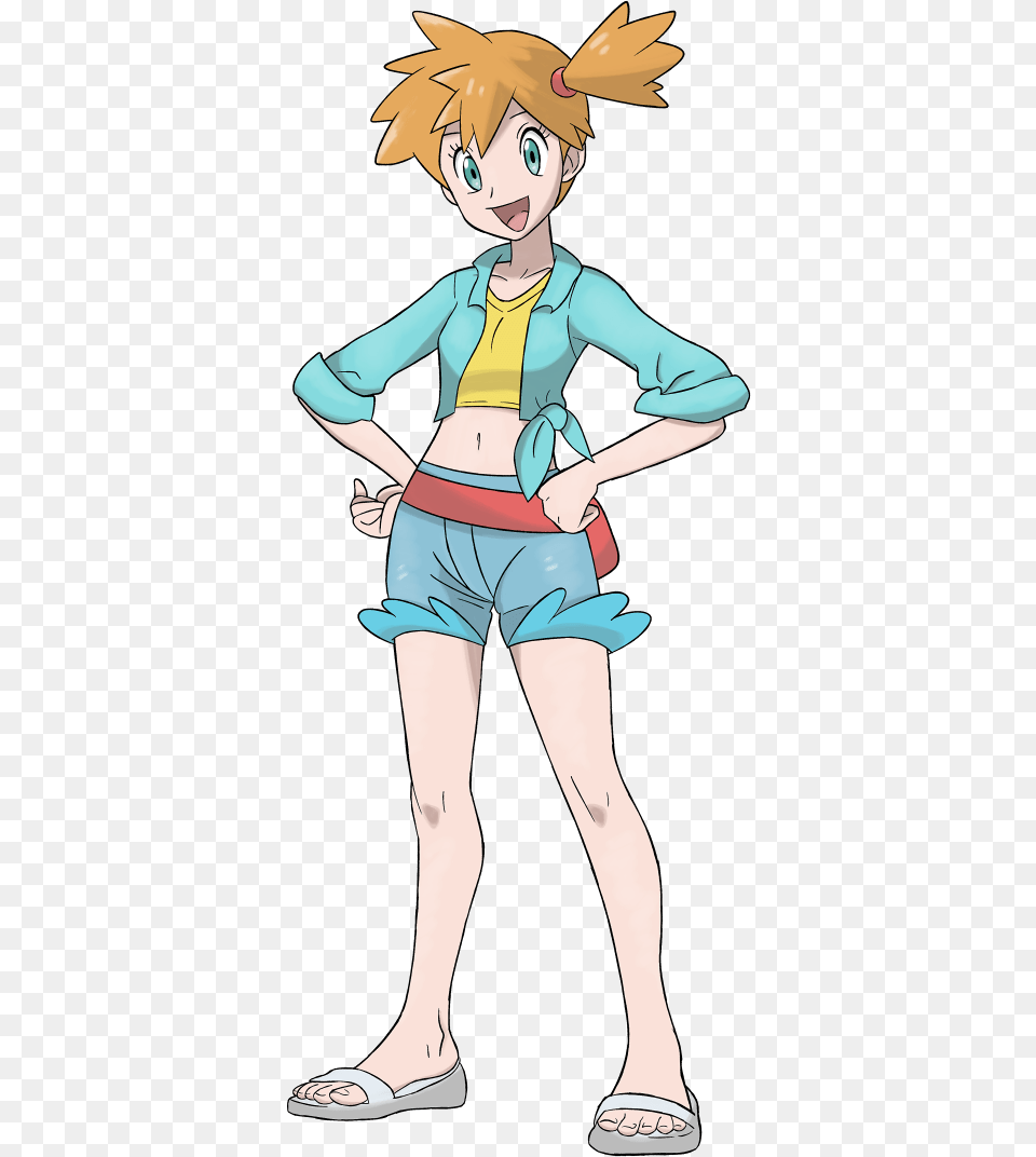 Download 207 Kb Pokemon Heart Gold Misty, Book, Comics, Person, Publication Png