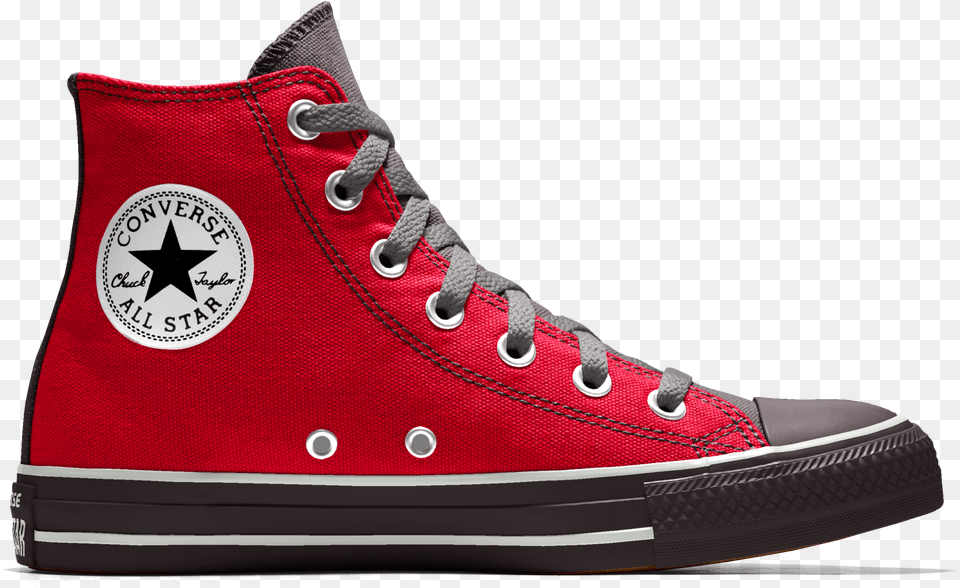 Download 2500 X 2 Custom Chuck Taylors Red, Clothing, Footwear, Shoe, Sneaker Free Png