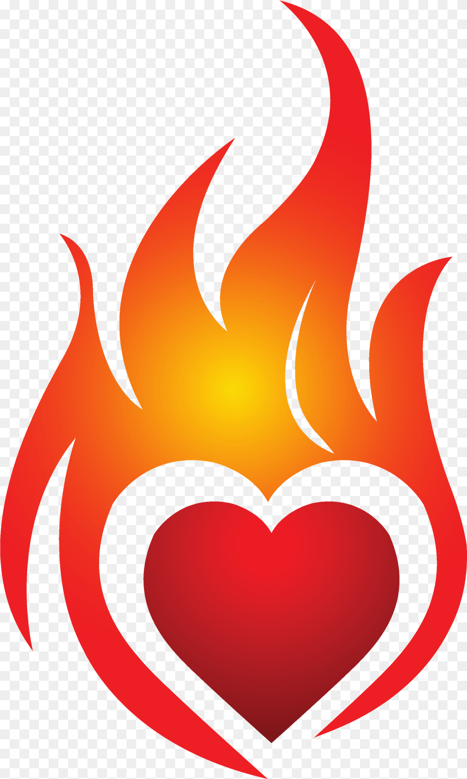 28 Collection Of Heart Heart On Heart On Fire Logo, Flame, Symbol Free Png Download