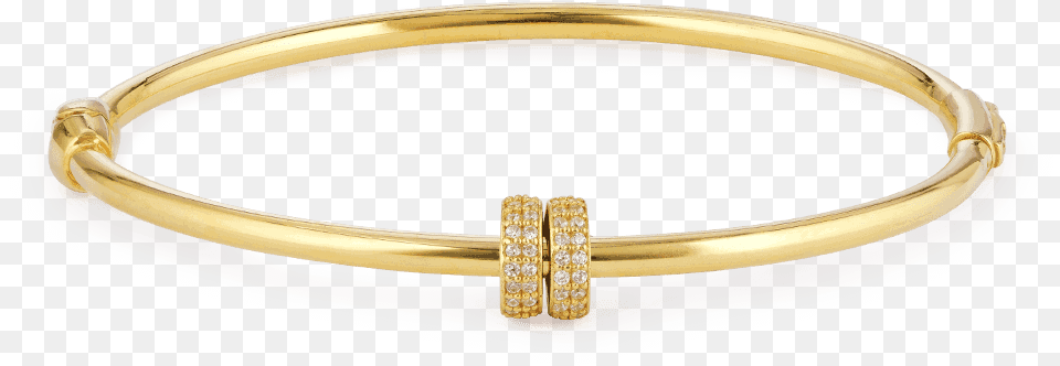 Download 2 Plain Gold Bangles In Woman Gold Single Bangle, Accessories, Jewelry, Ring, Bracelet Png Image