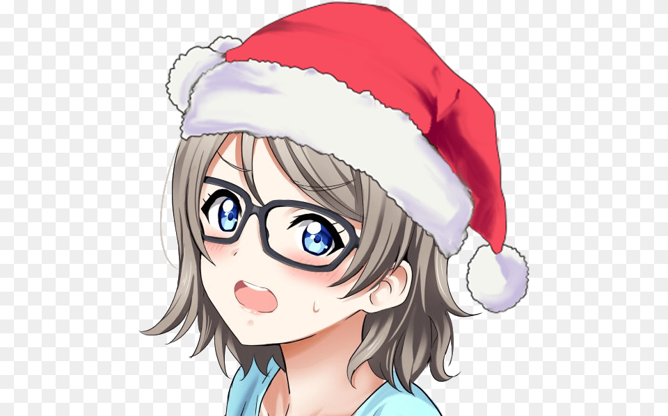 Anime Santa Hat Anime Santa Hat, Book, Comics, Publication, Baby Free Png Download